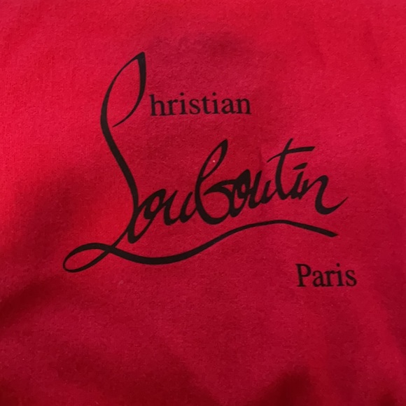 Black 3” Louboutin heels, never worn. - Picture 2 of 7